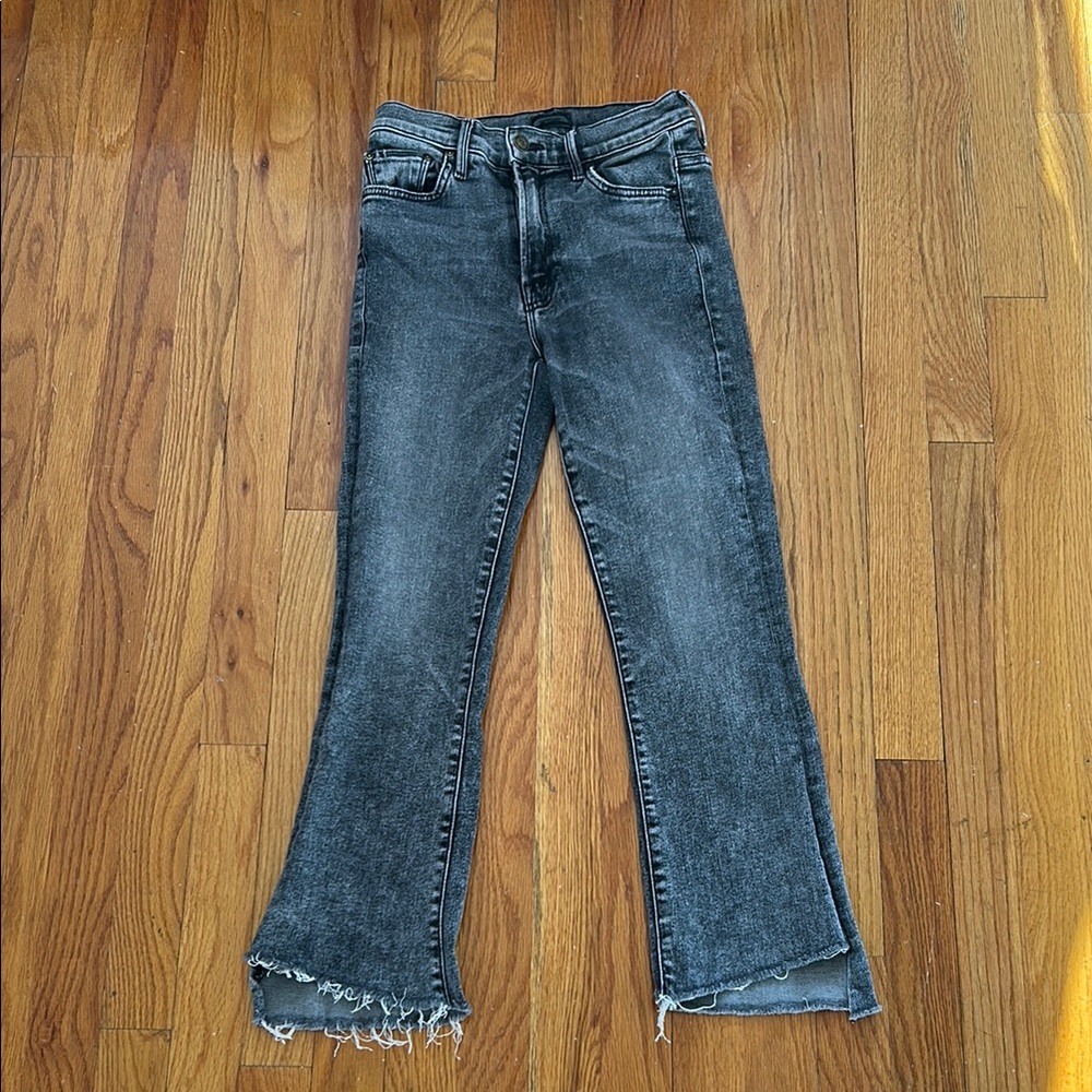 mother insider crop step fray- 24